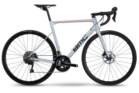 Шоссейный велосипед BMC TEAMMACHINE ALR TWO (серебристый/красный) SHIMANO 105 BMC SR500 (2023)