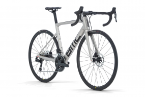 Велосипед BMC TEAMMACHINE SLR FIVE (серебристый/чёрный) SHIMANO 105 Di2 MAVIC OPEN DISC (2024)