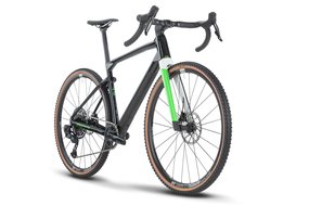 Велосипед BMC URS 01 FOUR (чёрный/зелёный) SRAM RIVAL eTAP AXS EAGLE DT SWISS G1800 SPLINE (2023)