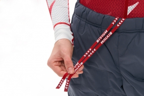 Спортивные штаны BIVIUM КЛАССИК 2.0 (женские, серые/красные)