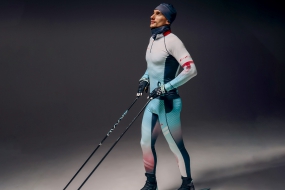 Костюм BIVIUM ЭНЕРГИЯ 2.0 (мужской, белый/голубой/красный)