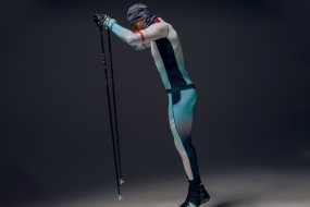 Костюм BIVIUM ЭНЕРГИЯ 2.0 (мужской, белый/голубой/красный)