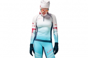 Костюм BIVIUM ЭНЕРГИЯ 2.0 (женский, белый/голубой/красный)