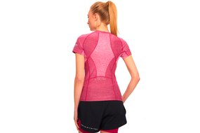 Беговая футболка BIVIUM ГОРКИ (женская, красная)