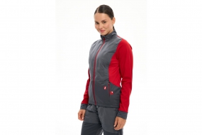 Женская куртка BIVIUM КЛАССИК 2.0 (женская, серая/красная)