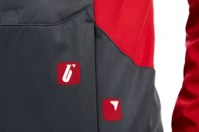 Женская куртка BIVIUM КЛАССИК 2.0 (женская, серая/красная)