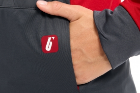 Женская куртка BIVIUM КЛАССИК 2.0 (женская, серая/красная)