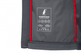 Женская куртка BIVIUM КЛАССИК 2.0 (женская, серая/красная)