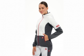 Куртка BIVIUM КОМФОРТ 3.0 (женская, белая/серая)