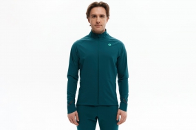 Беговая куртка BIVIUM КОМПАКТ 3.0 (мужская, сине-зелёная)