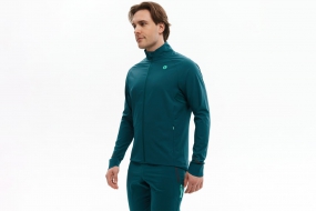 Беговая куртка BIVIUM КОМПАКТ 3.0 (мужская, сине-зелёная)