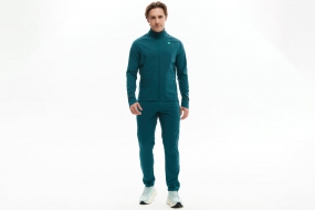 Беговая куртка BIVIUM КОМПАКТ 3.0 (мужская, сине-зелёная)