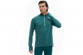 Беговая майка BIVIUM РАЗМИНКА 2.0 (мужская, сине-зелёная)