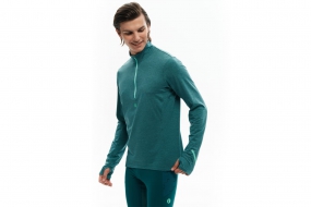 Беговая майка BIVIUM РАЗМИНКА 2.0 (мужская, сине-зелёная)