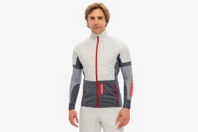 Куртка BIVIUM РЭЙС (мужская, белая/серая)