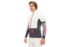 Куртка BIVIUM РЭЙС (мужская, белая/серая)