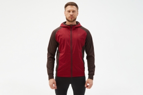 Куртка BIVIUM СНОУРАН (мужская, бордовая/кофейная)