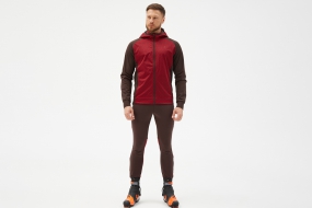 Куртка BIVIUM СНОУРАН (мужская, бордовая/кофейная)