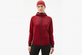 Куртка BIVIUM СНОУРАН (женская, бордовая/кофейная)