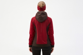Куртка BIVIUM СНОУРАН (женская, бордовая/кофейная)