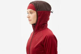 Куртка BIVIUM СНОУРАН (женская, бордовая/кофейная)