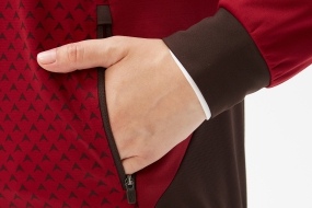 Куртка BIVIUM СНОУРАН (женская, бордовая/кофейная)