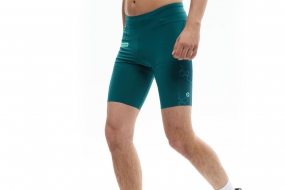 Беговые шорты BIVIUM СПРИНТ 3.0 (мужские, сине-зелёные)