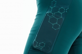 Беговые шорты BIVIUM СПРИНТ 3.0 (мужские, сине-зелёные)