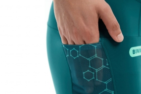 Беговые шорты BIVIUM СПРИНТ 3.0 (мужские, сине-зелёные)