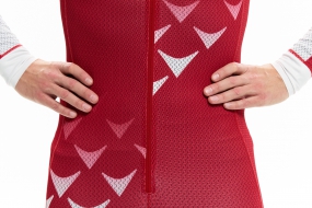 Комбинезон BIVIUM СПРИНТ (мужской, белый/красный)