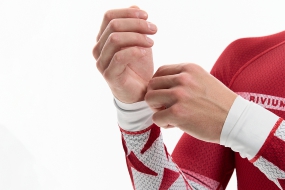 Комбинезон BIVIUM СПРИНТ (мужской, белый/красный)