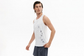 Беговая майка BIVIUM SUPER 1.0 (мужская, белая)