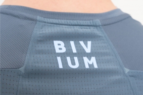 Беговая майка BIVIUM ТАЙМ (мужская, серая)