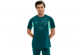 Беговая майка BIVIUM ТЕМП 3.0 (сине-зелёная)