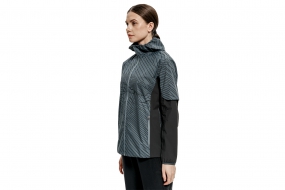 Беговая куртка BIVIUM ВЕКТОР 1.0 (женская, чёрная/серая)