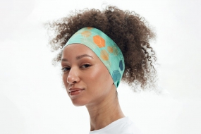 Повязка на голову BIVIUM HEADBAND 101/126 (мятная/оранжевая)