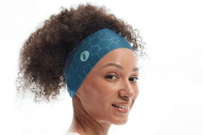 Повязка на голову BIVIUM HEADBAND 101/126 (сине-зелёная)