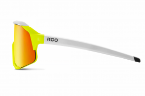 Очки солнцезащитные KOO DEMOS (жёлтые/зеркальные красные)