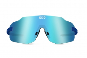 Очки солнцезащитные KOO SUPERNOVA (матовые синие/зеркальные бирюзовые)