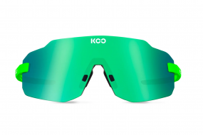 Очки солнцезащитные KOO SUPERNOVA (лайм/зеркальные зелёные)