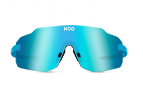 Очки солнцезащитные KOO SUPERNOVA (голубые/зеркальные бирюзовые)
