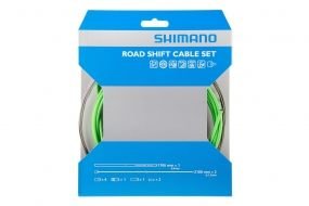 Тросики переключения Shimano PTFE CABLE SET (зелёные)