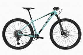 Горный велосипед Bianchi NITRON 9.4 (Celeste-Black) Shimano XT-DEORE 1X12S Velomann KOM light i25 29