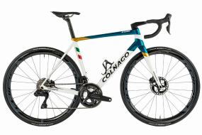 Велосипед COLNAGO C68 DISC Ultegra Di2 (белый/голубой) SHIMANO ULTEGRA R8170 DI2 12s CAMPAGNOLO BORA WTO 45 DB (2023)