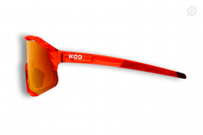Очки солнцезащитные KOO DEMOS LUCE (прозрачные красные/зеркальные красные)